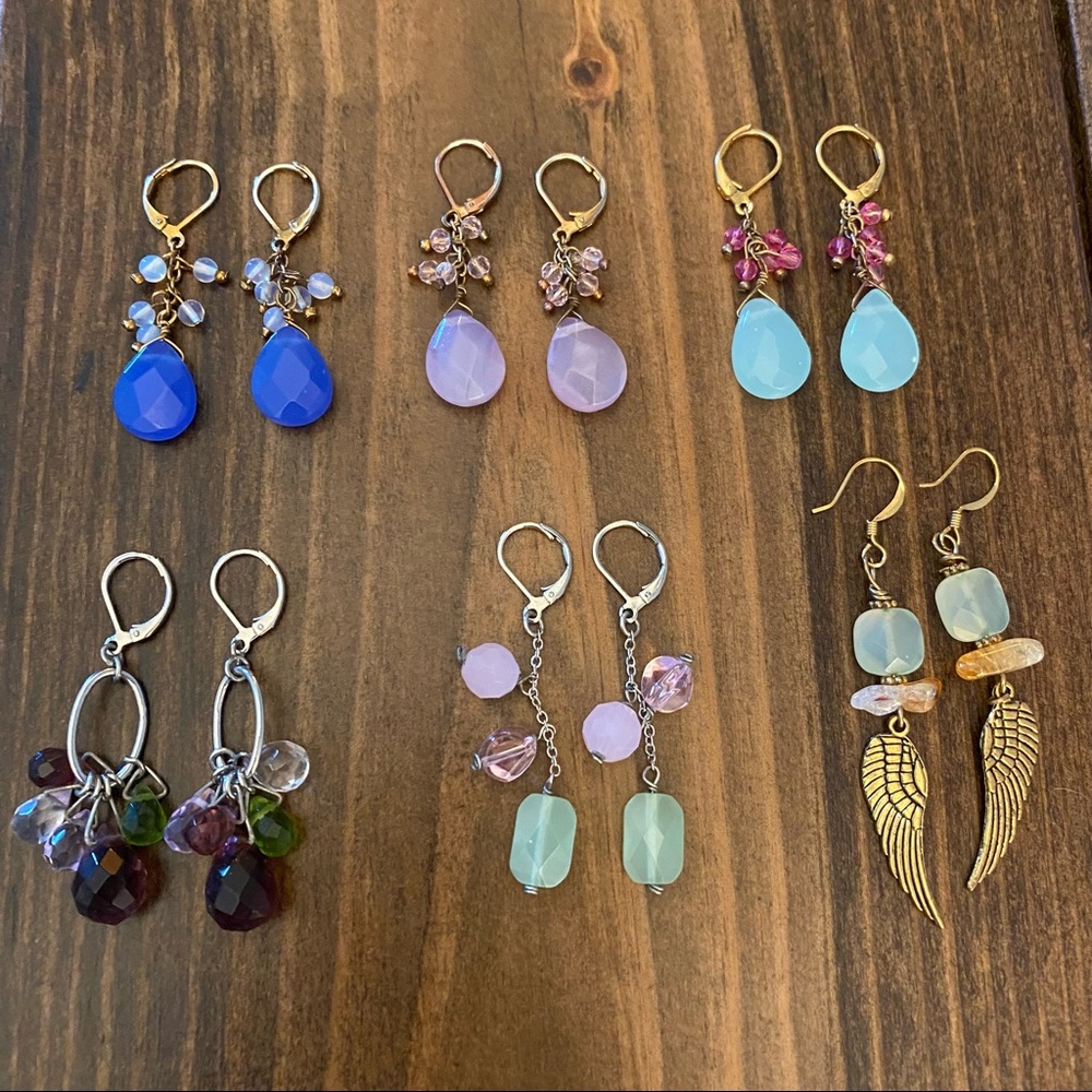 Bundle of 6 Pairs of Earrings: Belle de Jour